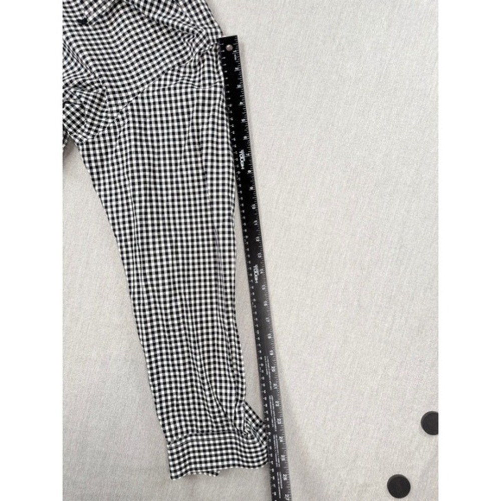 Ralph Lauren Mens XL Gingham Button Down Shirt Black White Non-Iron Cotton - Picture 8 of 8